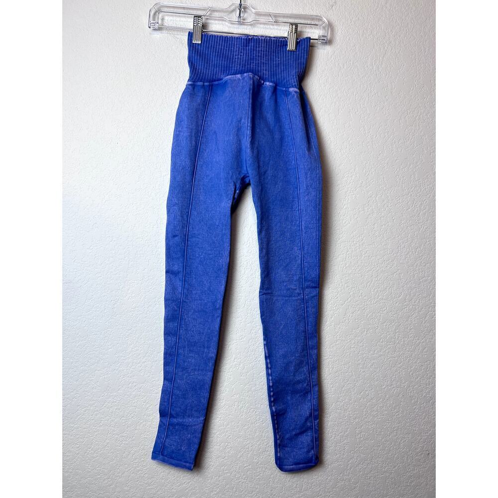 Chic FP Movement Good Karma Leggings - Blue/Purple Wash